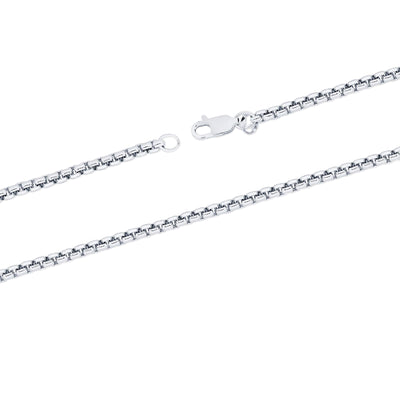 Anti-Tarnish Silver Necklace - 1.3mm - Necklace
