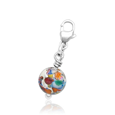 Charms for Bracelet - Silver Ball - Charms