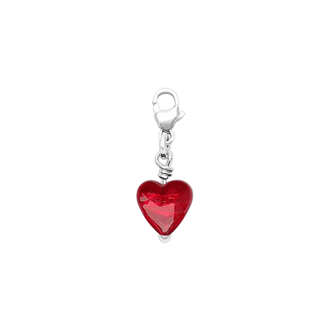 Charms for Bracelet - Small Red Heart - Charms