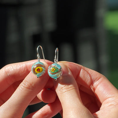 Artylish Turquoise Drop Earrings - Earrings