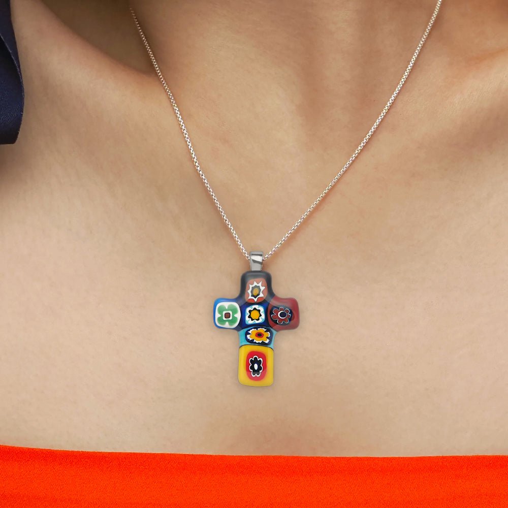 Artylish x Cross Necklace - 2mm 316L Stainless Steel - Pendant Necklace