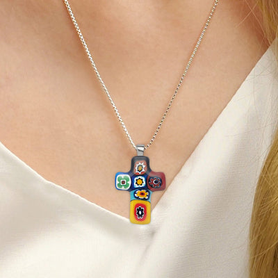 Artylish x Cross Necklace - 2mm 316L Stainless Steel - Pendant Necklace