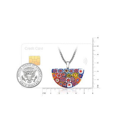 Artylish x Half Moon Pendant - 2mm 316L Stainless Steel - Pendant Necklace