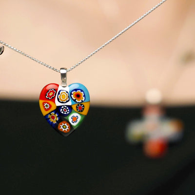 Artylish x Nine in Heart Pendant - Leather (Stainless Steel) - Pendant Necklace