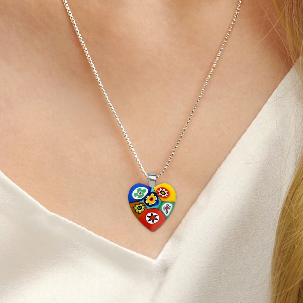 Artylish x Six in Heart Necklace - 2mm 316L Stainless Steel - Pendant Necklace