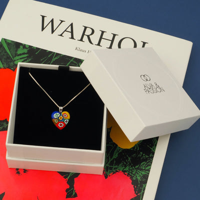 Artylish x Six in Heart Necklace - 2mm 316L Stainless Steel - Pendant Necklace