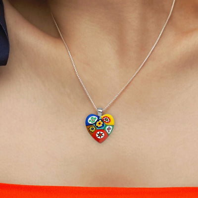 Artylish x Six in Heart Necklace - 2mm 316L Stainless Steel - Pendant Necklace