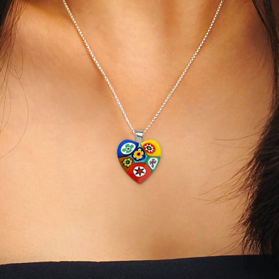 Artylish x Six in Heart Necklace - 2mm 316L Stainless Steel - Pendant Necklace