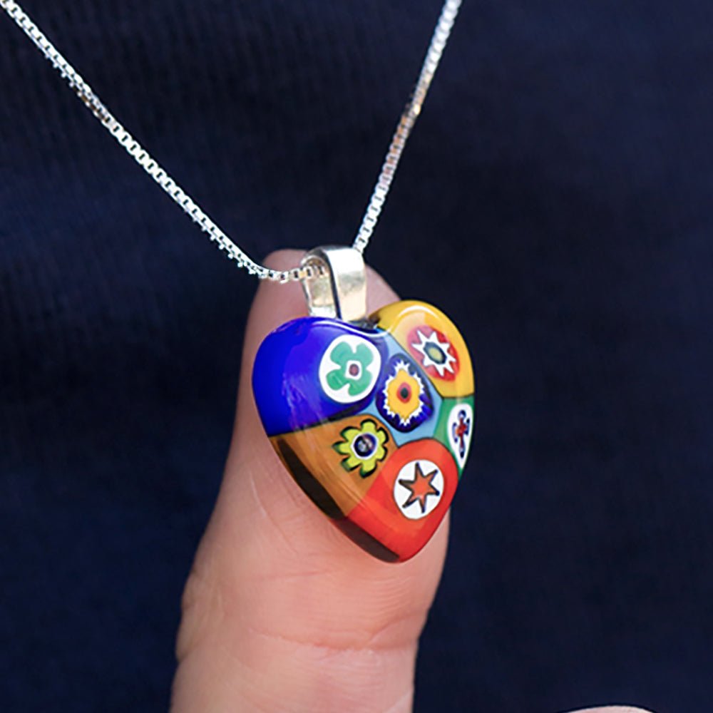 Artylish x Six in Heart Necklace - 2mm 316L Stainless Steel - Pendant Necklace