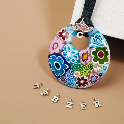 Full of Flowers Garden Round Pendant - 20+2 inch - Pendant