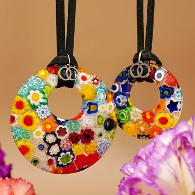 Full of Happiness Pendant - 925 Sterling Silver | Nappa Cord - Pendant Necklace