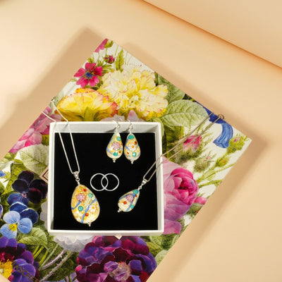 Love in Bloom Small Vase Necklace - 1mm 925 Sterling Silver - Pendant Necklace