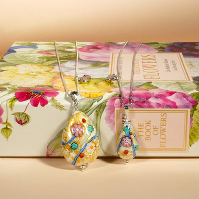 Love in Bloom Small Vase Necklace - 1mm 925 Sterling Silver - Pendant Necklace