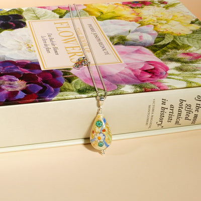 Love in Bloom Small Vase Necklace - 1mm 925 Sterling Silver - Pendant Necklace