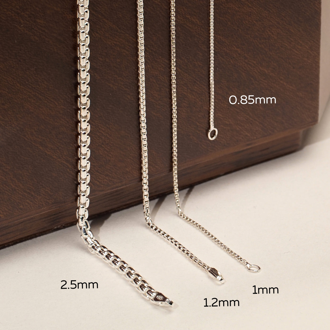 925 Sterling Silver Necklace (0.85mm)
