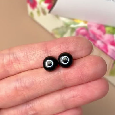 Full Bloom Stud Earrings (8mm)