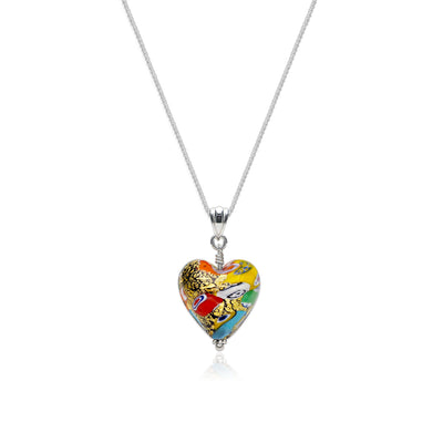 The Kiss Latte Art Heart Necklace