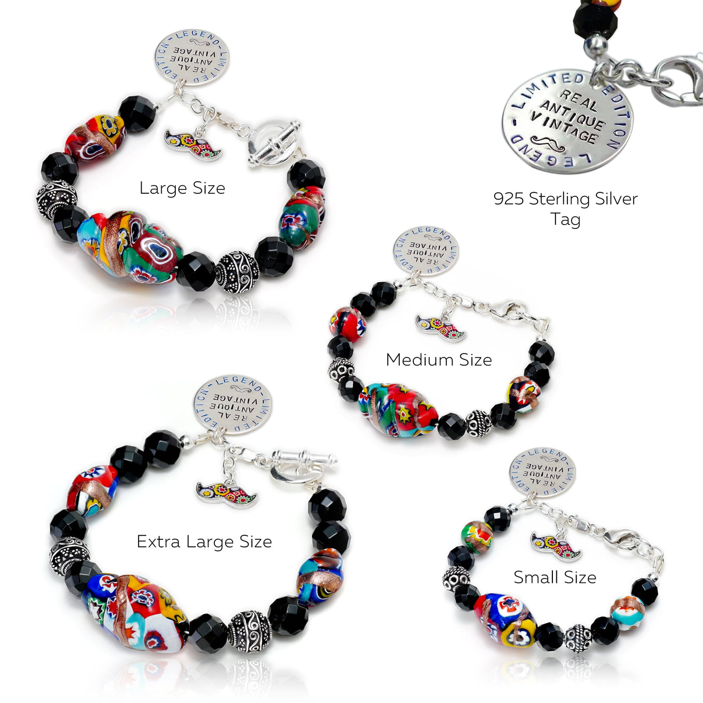 Swirl Oval Legend Bracelet XI - Extra Large | For wrist 15.8 - 19.1cm - Bracelet