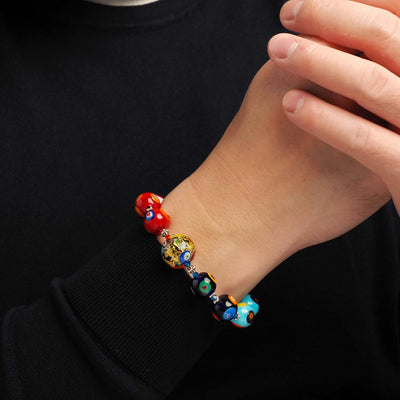 THE KISS Gold in Rainbow Bracelet - 16mm - Bracelet