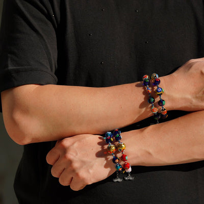 THE KISS Gold in Rainbow Bracelet - 16mm - Bracelet