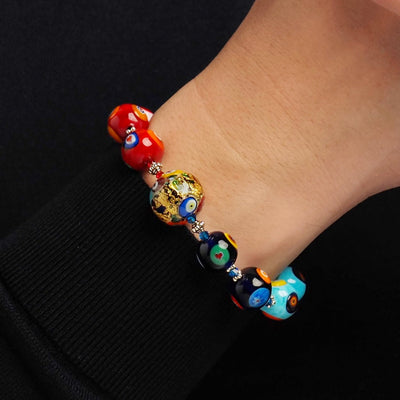 THE KISS Gold in Rainbow Bracelet - 16mm - Bracelet