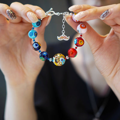 THE KISS Gold in Rainbow Bracelet - 16mm - Bracelet