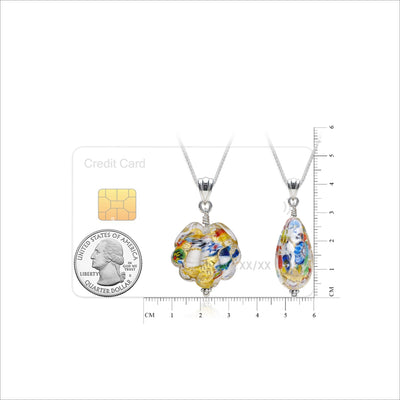 The Kiss Gold Shell Necklace - 2mm 316L Stainless Steel - Pendant Necklace
