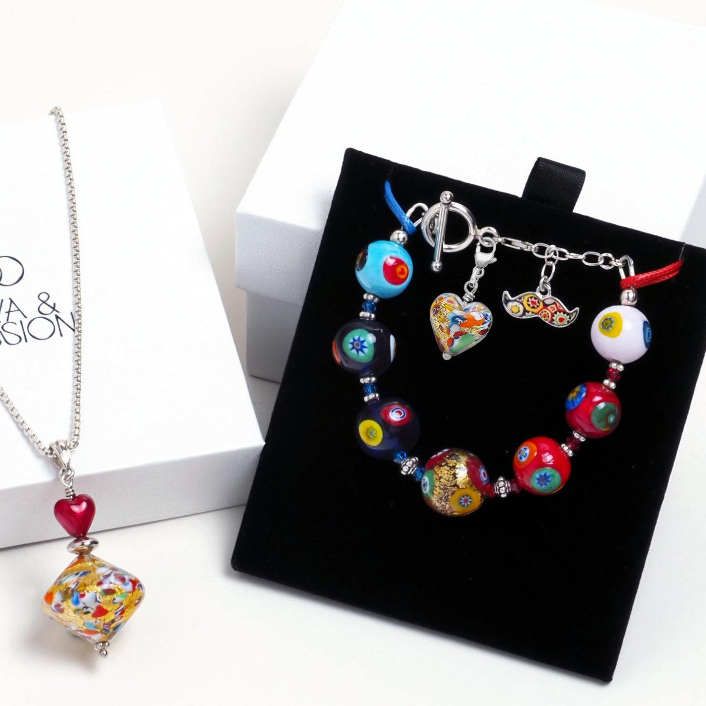 The Kiss Heart Charm - Gold - Charms