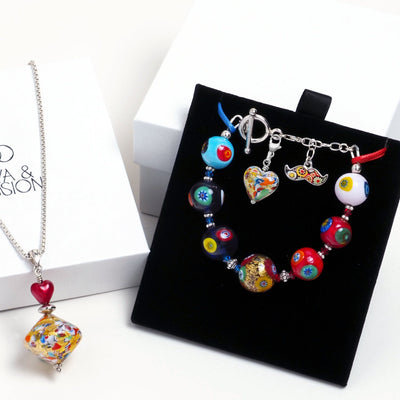 The Kiss Heart Charm - Gold - Charms
