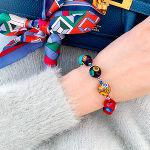 Elegant and Colorful Bracelet with Hermes Bag for Women