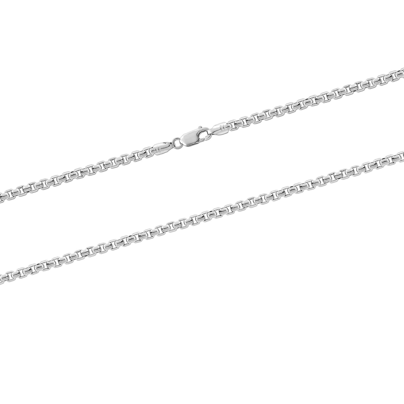 925 Sterling Silver Necklace (1mm / 1.5mm) - 1mm - Necklace