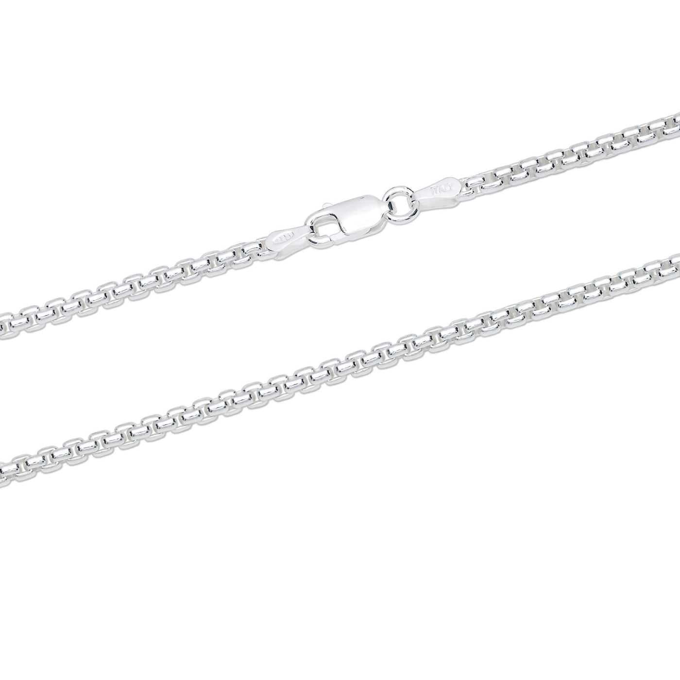 925 Sterling Silver Necklace (2.5mm / 3mm) - 2.5mm - Necklace