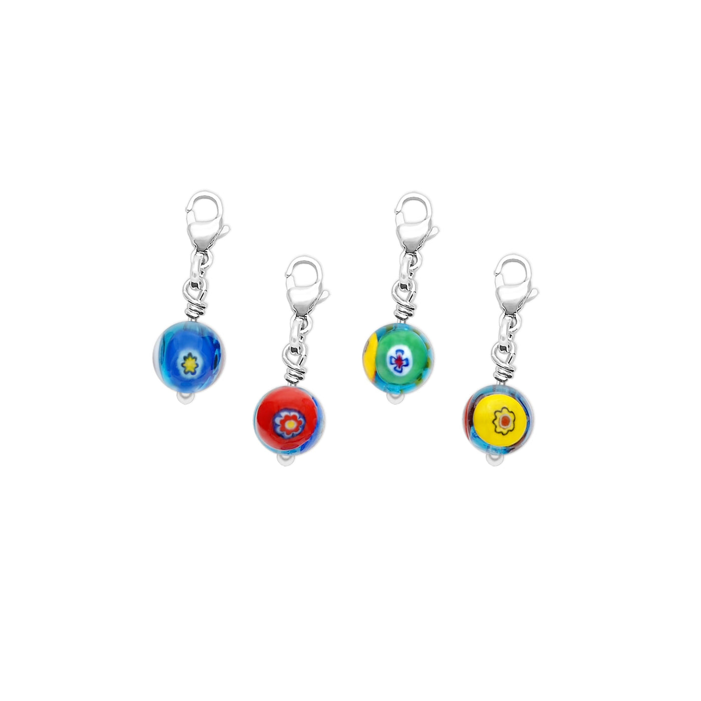 Art · Simple Round Charm - Clear - Charms