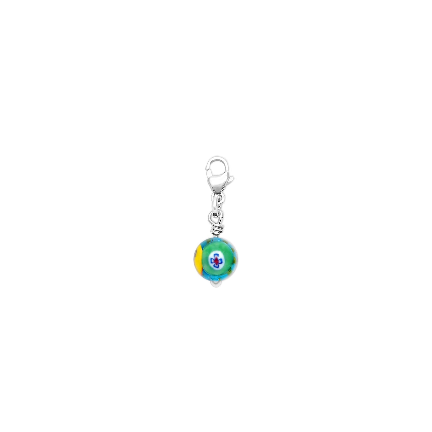 Art · Simple Round Charm - Clear - Charms