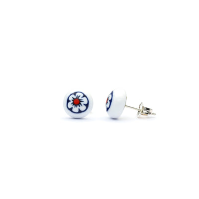 Art · Simple Stud Earrings 8mm - White2 - Earrings