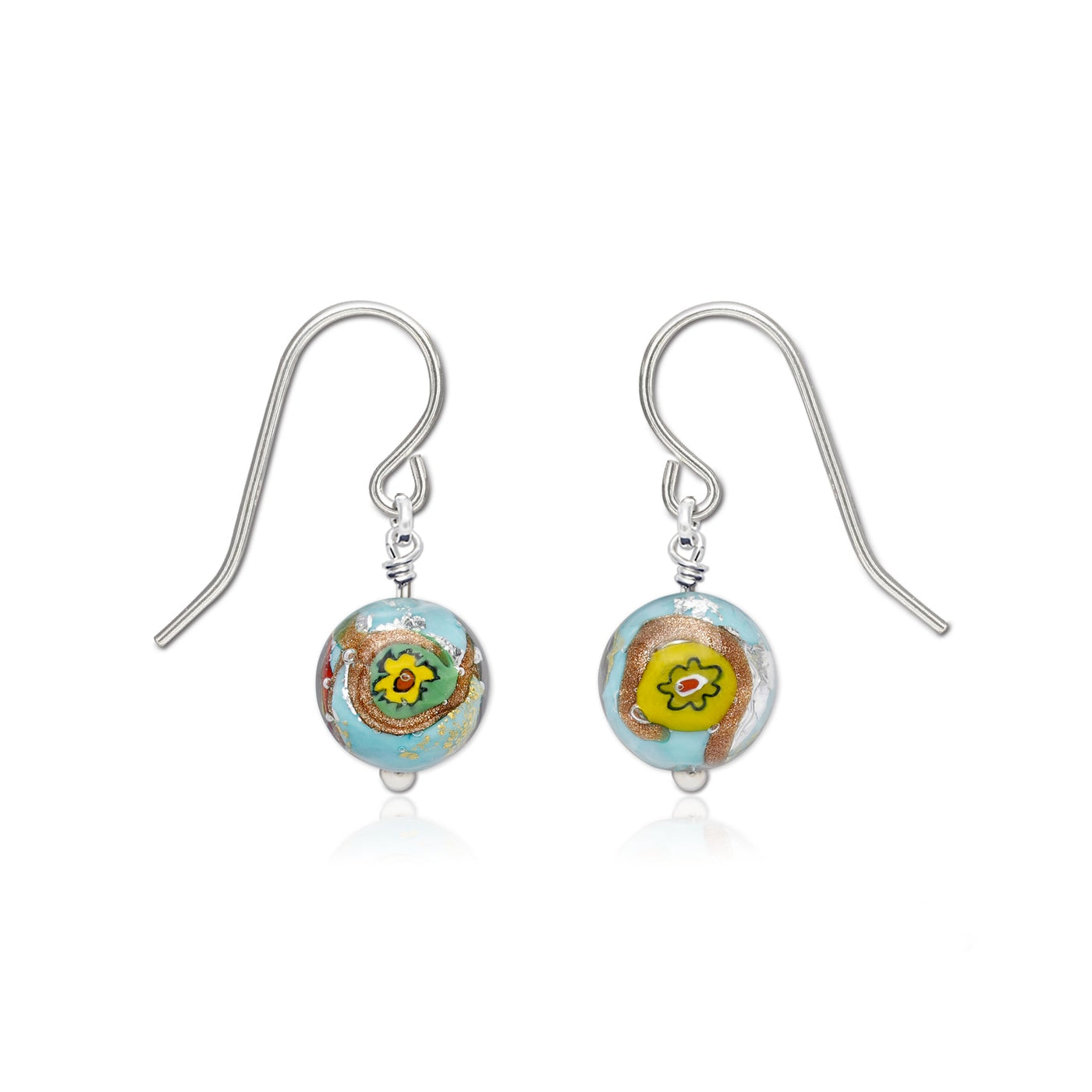 Art · Simple Turquoise Drop Earrings - Earrings