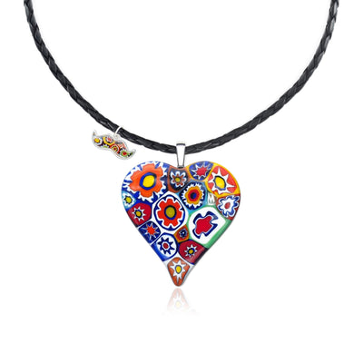 Artylish x Love Large Heart Pendant - Leather - Pendant