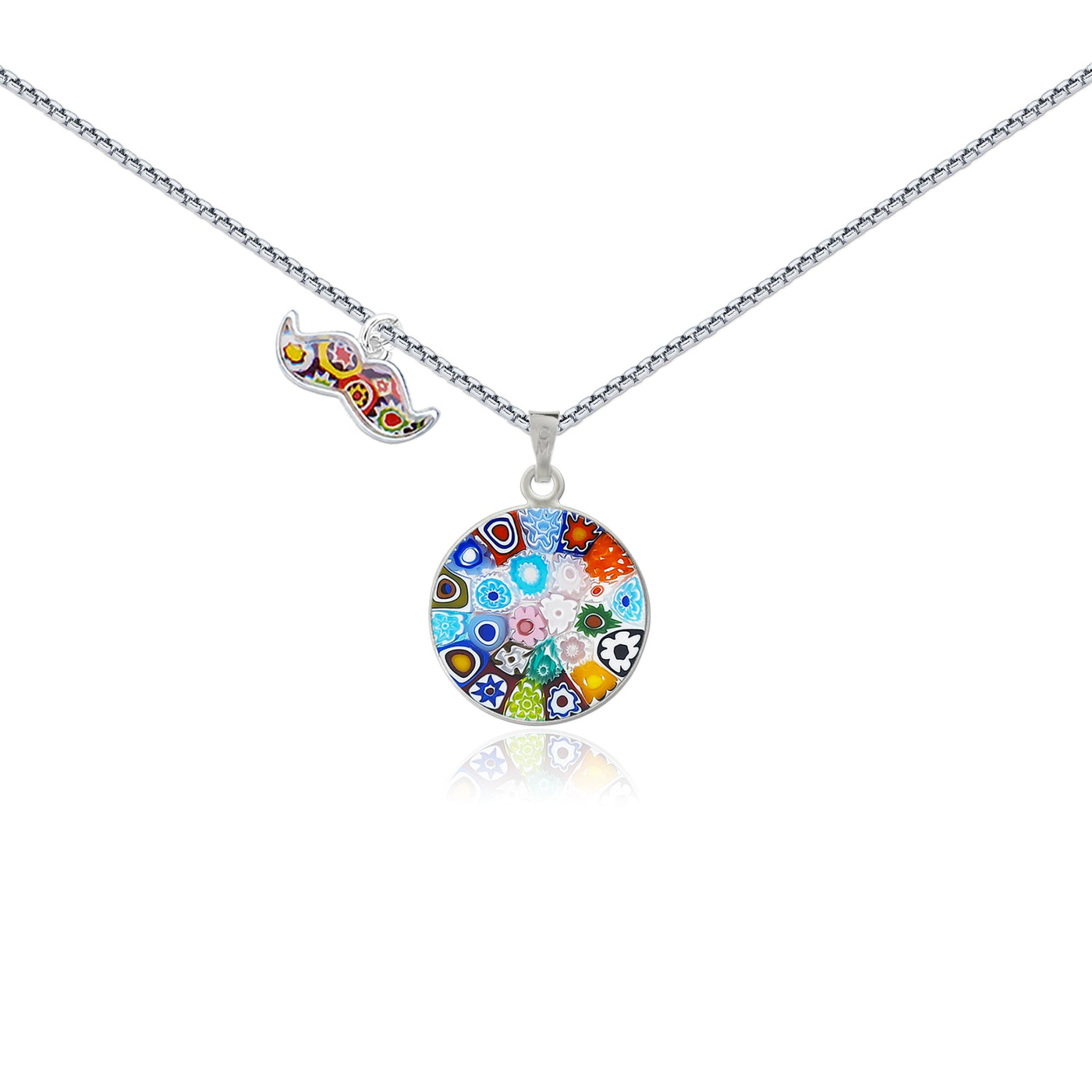 Bouquet in Bloom Necklace - 15mm - Pendant Necklace