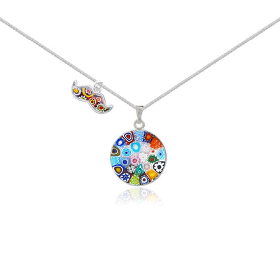 Bouquet in Bloom Necklace - 15mm - Pendant Necklace