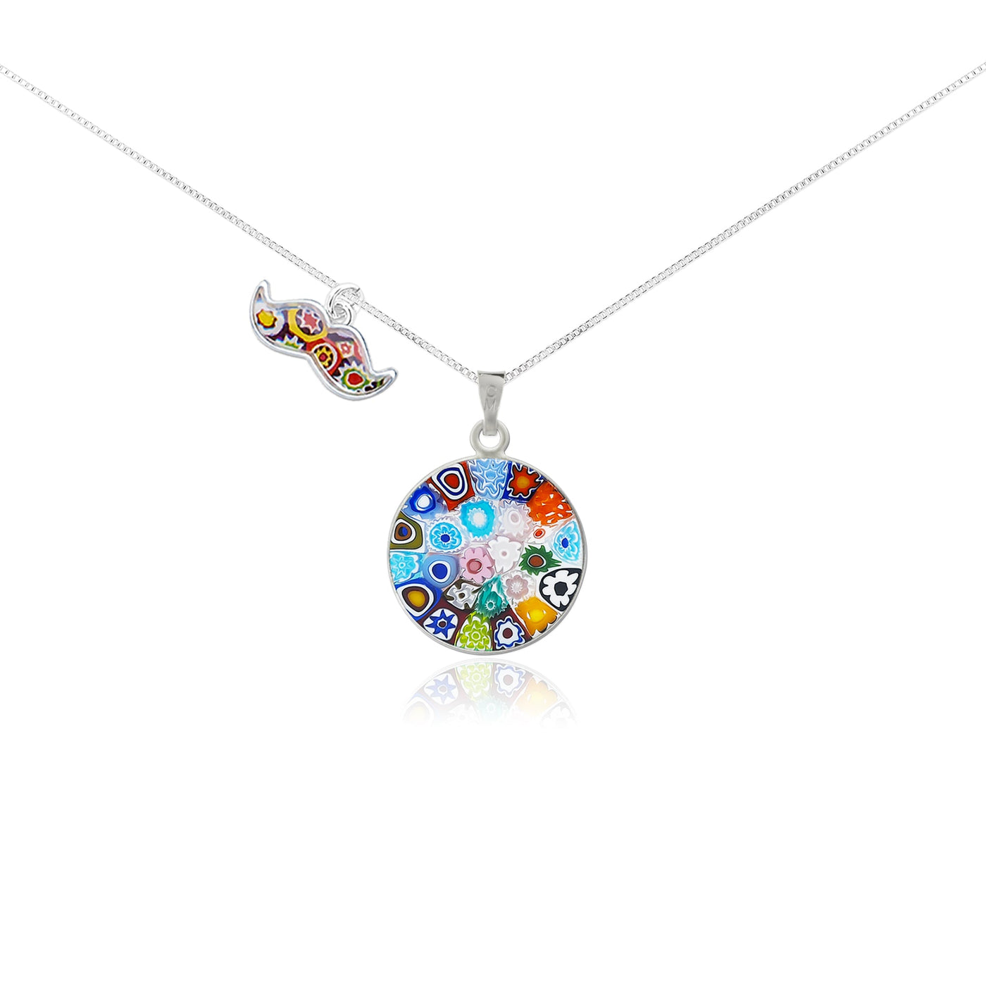 Bouquet in Bloom Necklace - 15mm - Pendant Necklace