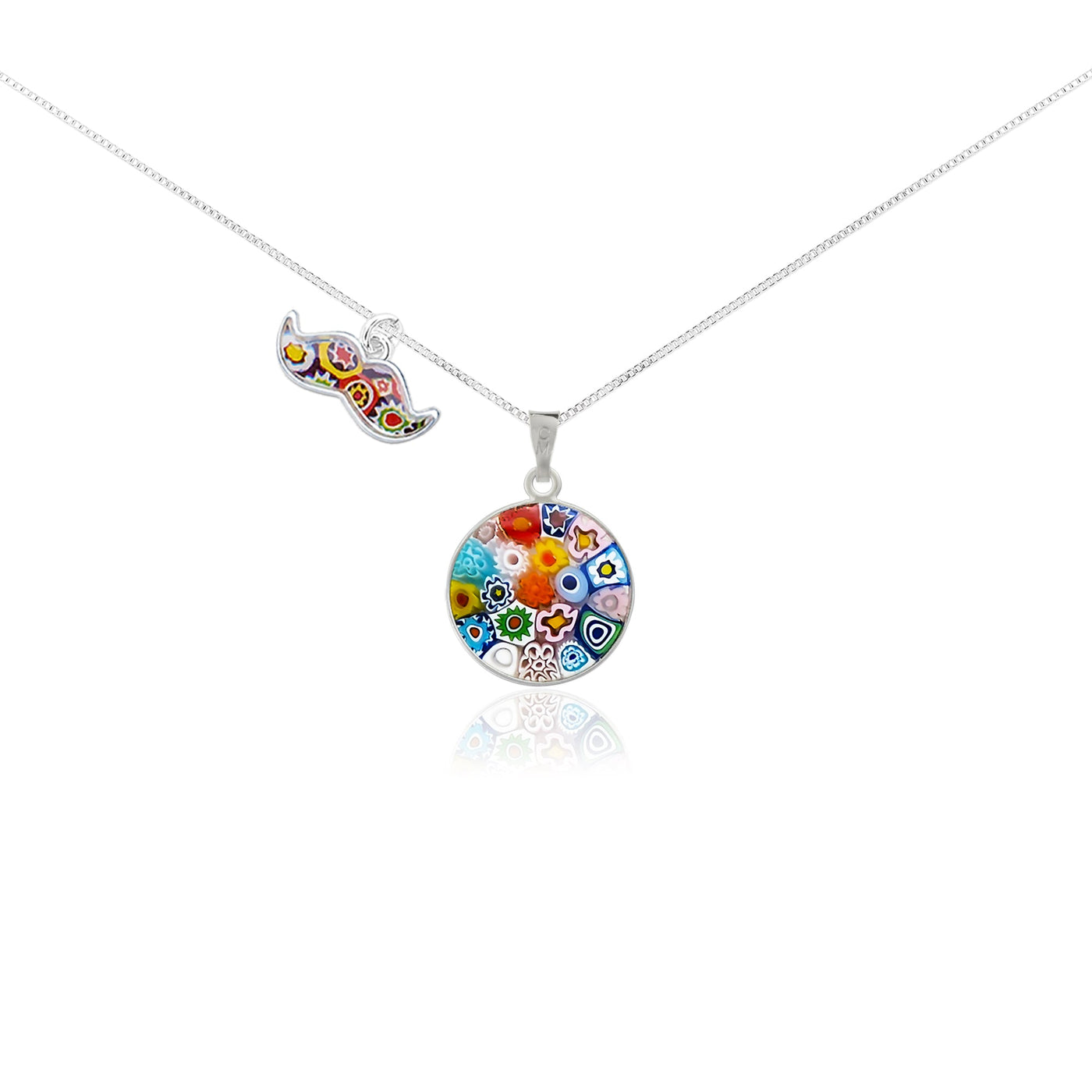 Bouquet in Bloom Necklace - 15mm - Pendant Necklace