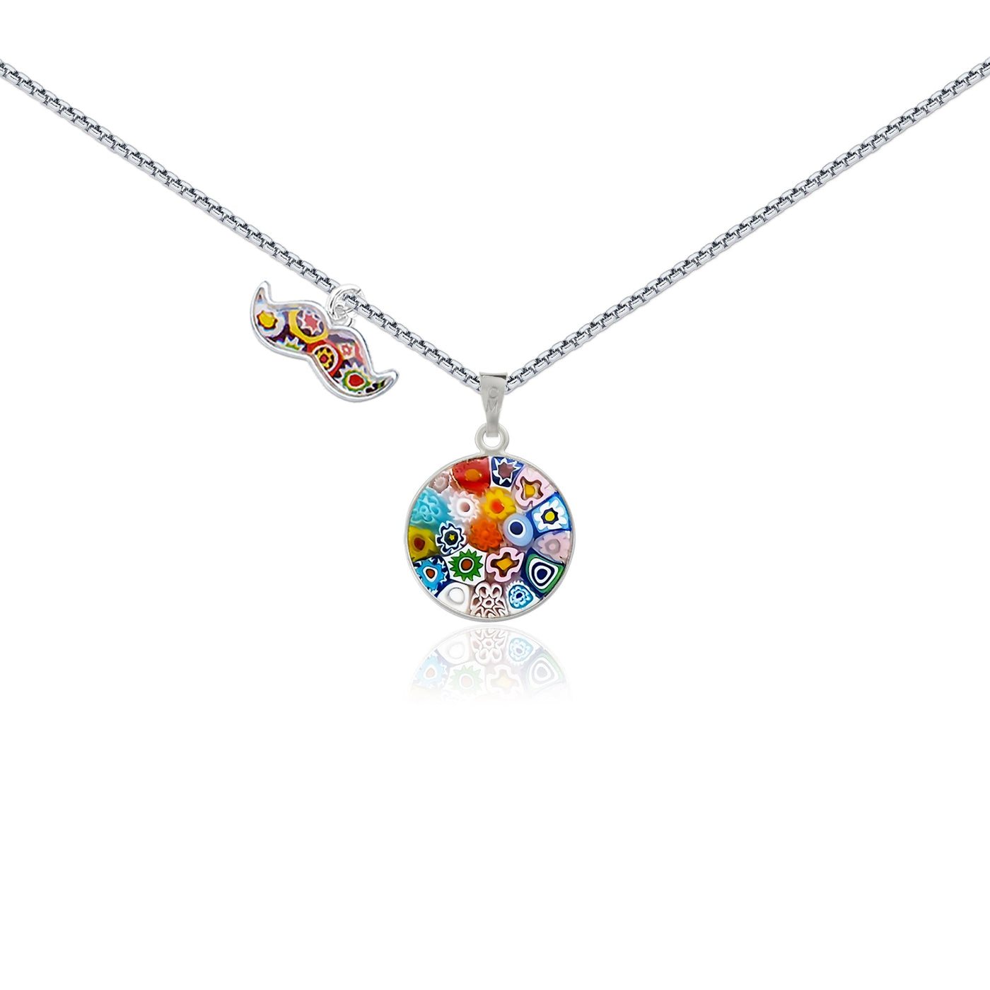 Bouquet in Bloom Necklace - 15mm - Pendant Necklace