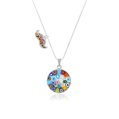Bouquet in Bloom Necklace - 18mm - Pendant Necklace