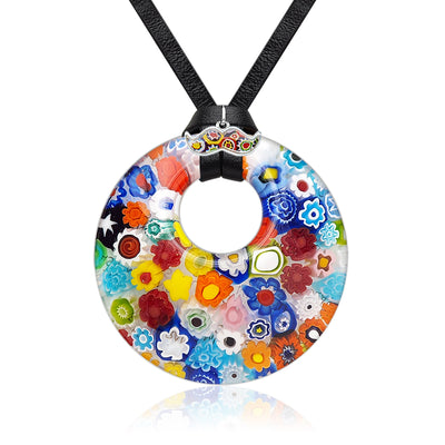 Full Bloom Round Pendant - 20+2 inch - Pendant