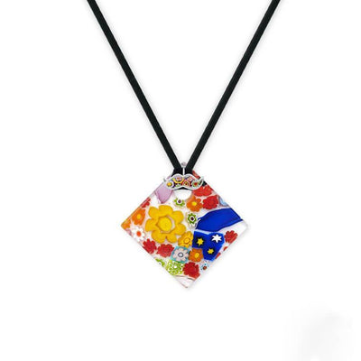 Full of Luck Square Pendant