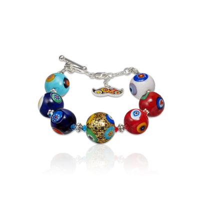 THE KISS Gold in Rainbow Bracelet