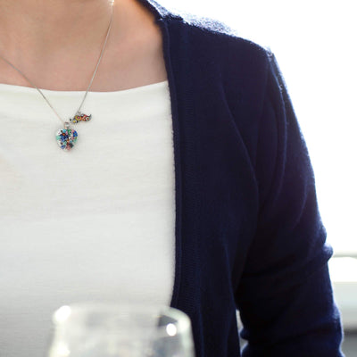 Mini Heart in Bloom Necklace