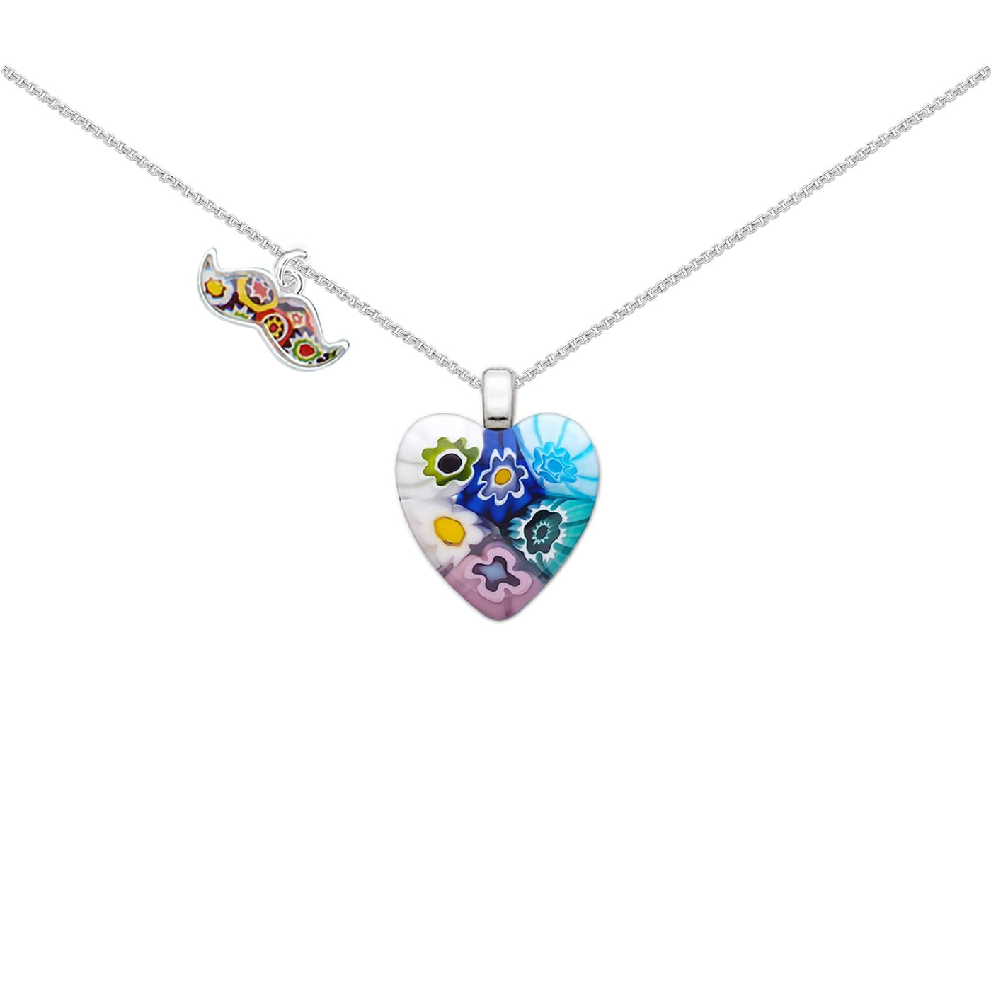 Six in Bloom Heart Necklace