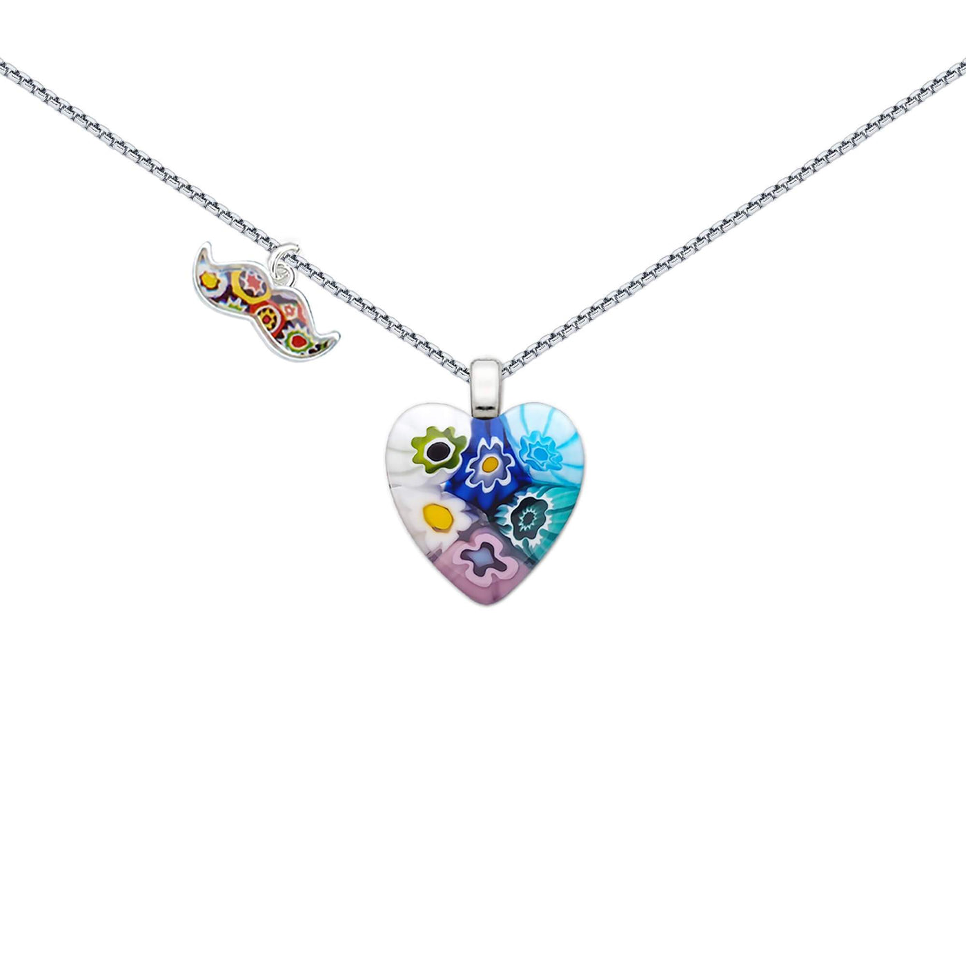 Six in Bloom Heart Necklace