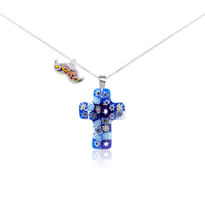 Starry Night Cross Necklace